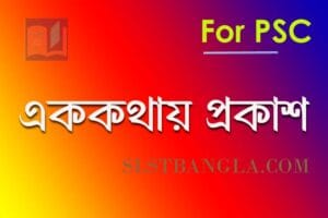 Read more about the article PSC বাংলা – এককথায় প্রকাশ