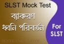 ধ্বনি পরিবর্তন মক টেস্ট