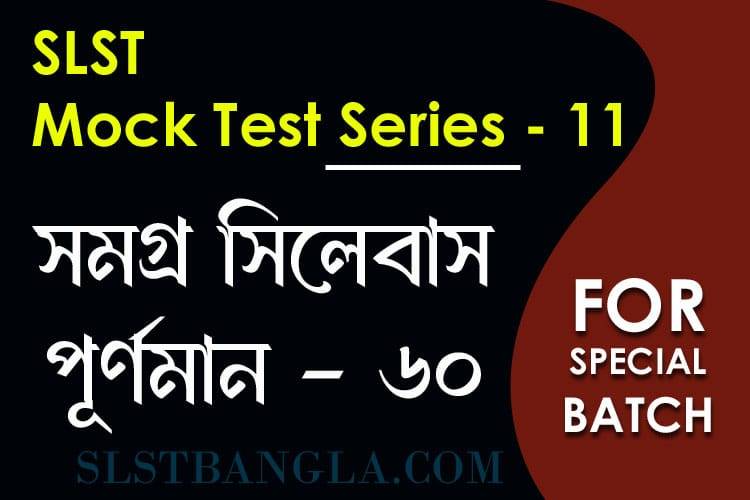 Read more about the article SLST স্পেশ্যাল মক টেস্ট – ১১